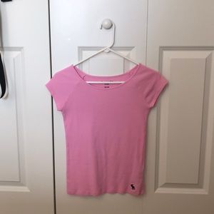 Light pink short sleeve top